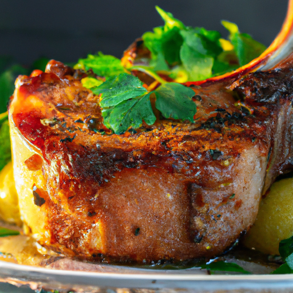 Bronzed Pork Chops