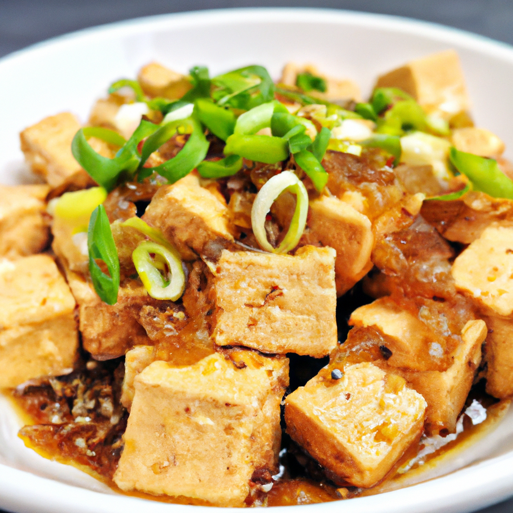 Sauteed Tofu With Ginger Sauce