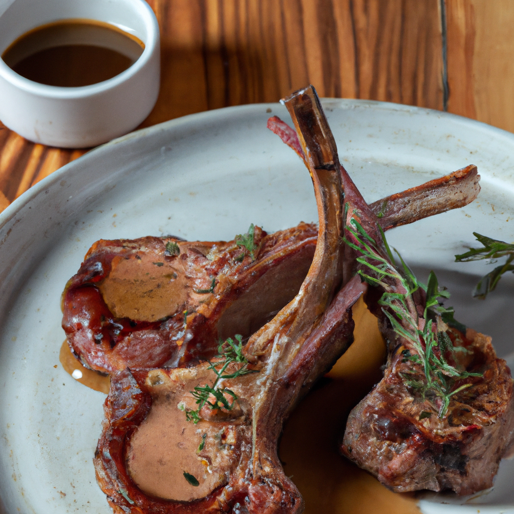 Crispy Lamb Chops With Thyme Sauce
