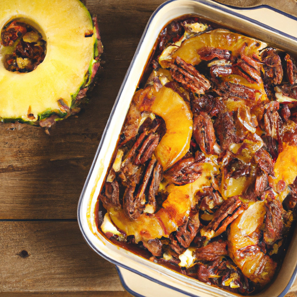BAKED  PINEAPPLE  THANKSGIVING  DAY
