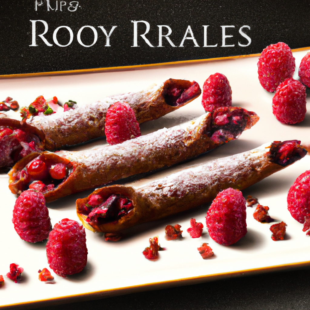 Raspberry Chocolate Chip Cigars