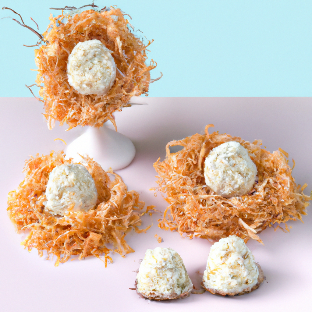White Chocolate Birds Nest Cookies