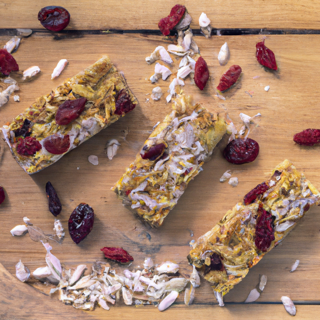 Almond Goji Berries And Coconut Granola Bars