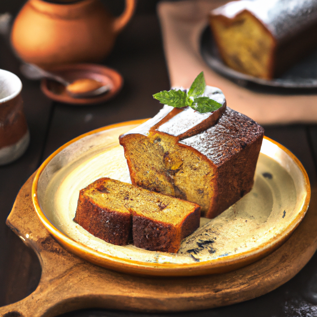 Banana Kahlua Walnut Cake