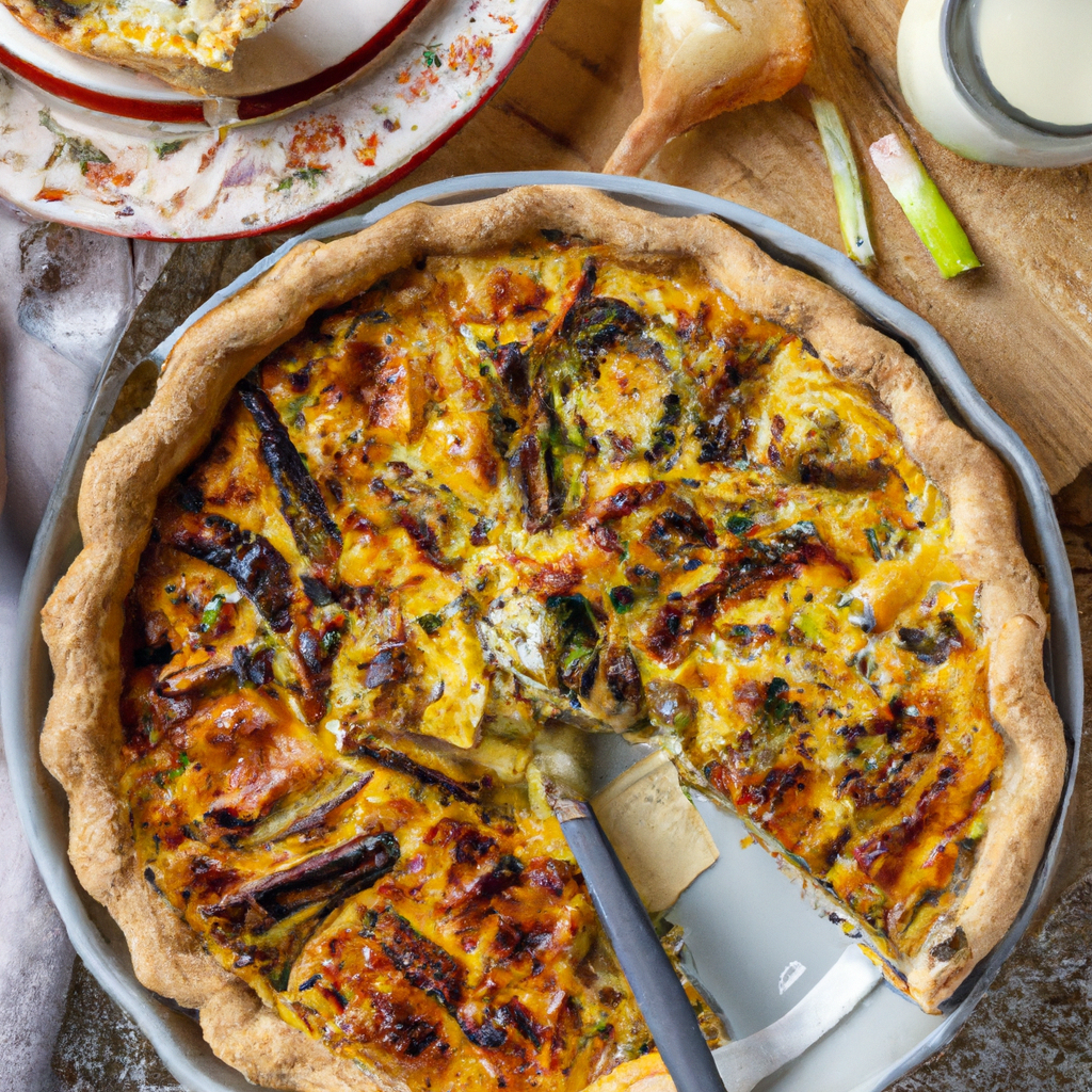 Leek And Mushroom Quiche
