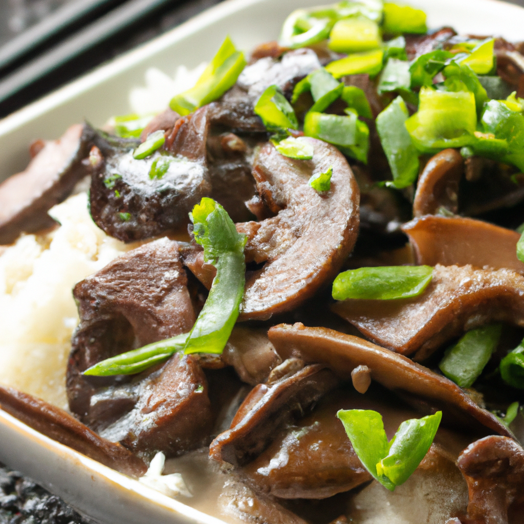 Beef With Black Mushrooms