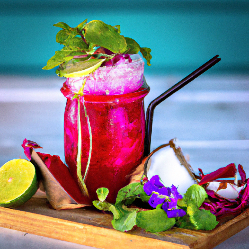 Exotic Fruit Cocktail Shake
