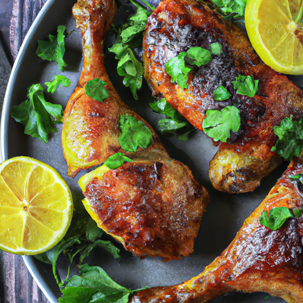Lemon Garlic Baked Chicken Thigh
