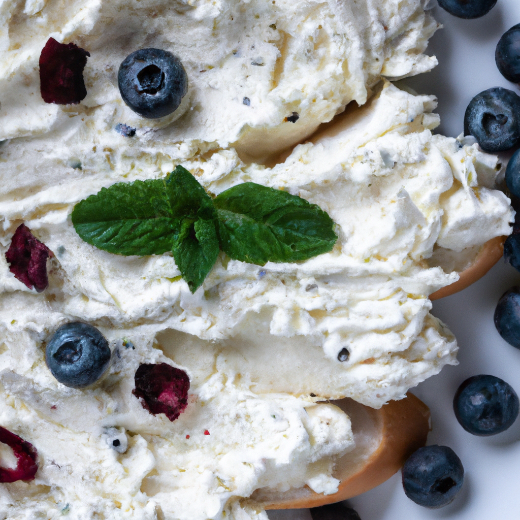 Red, White And Blueberry Cheese Spread