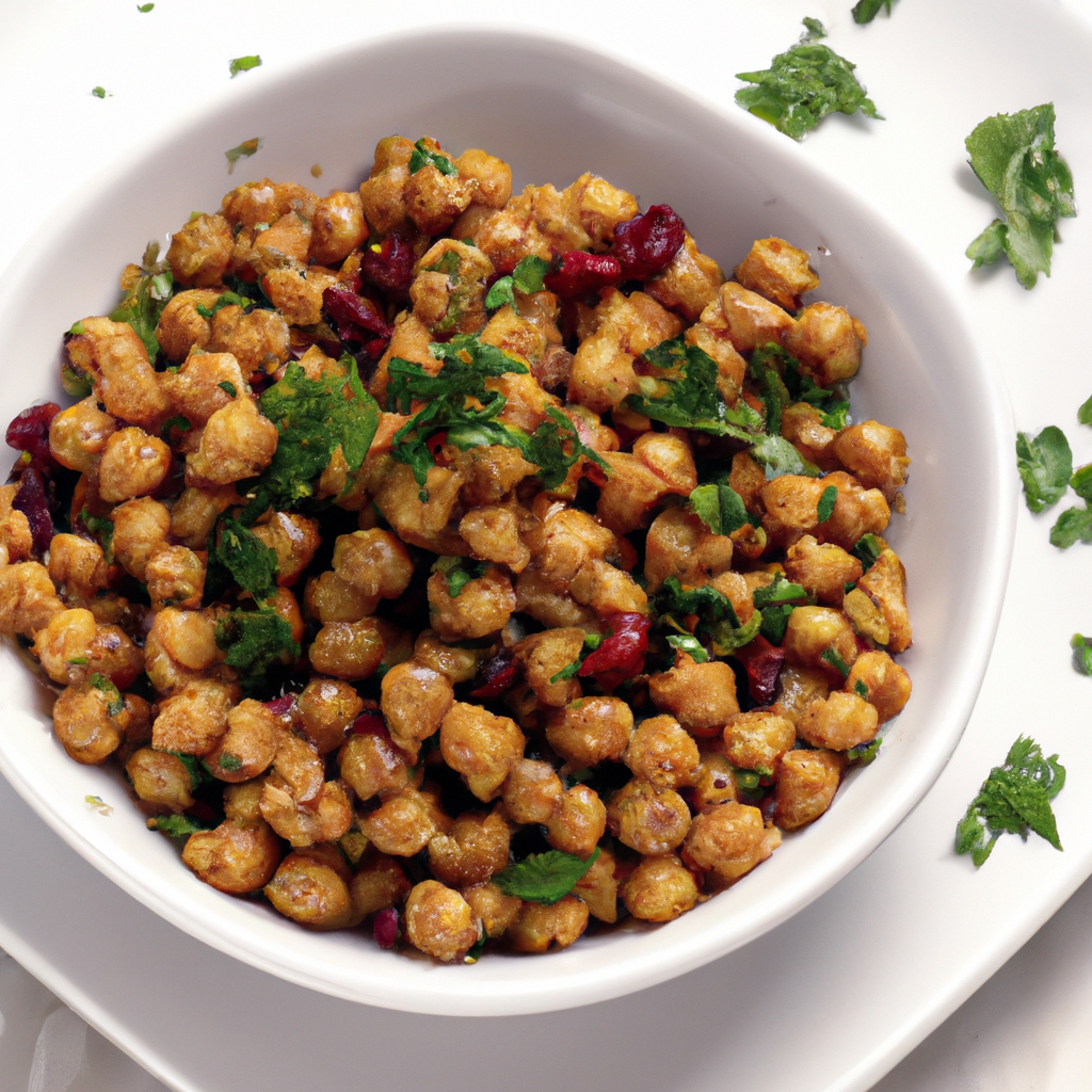 Chickpea And Cranberries Snack
