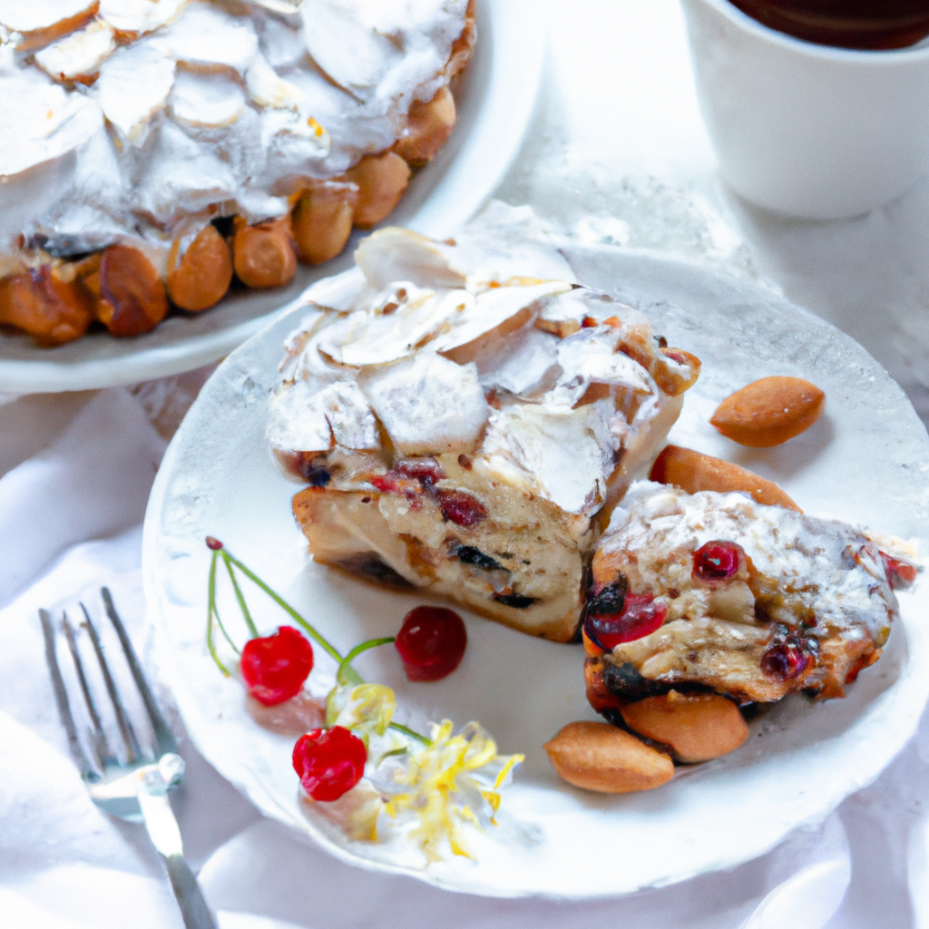 Almond Cherry Coffee Cake