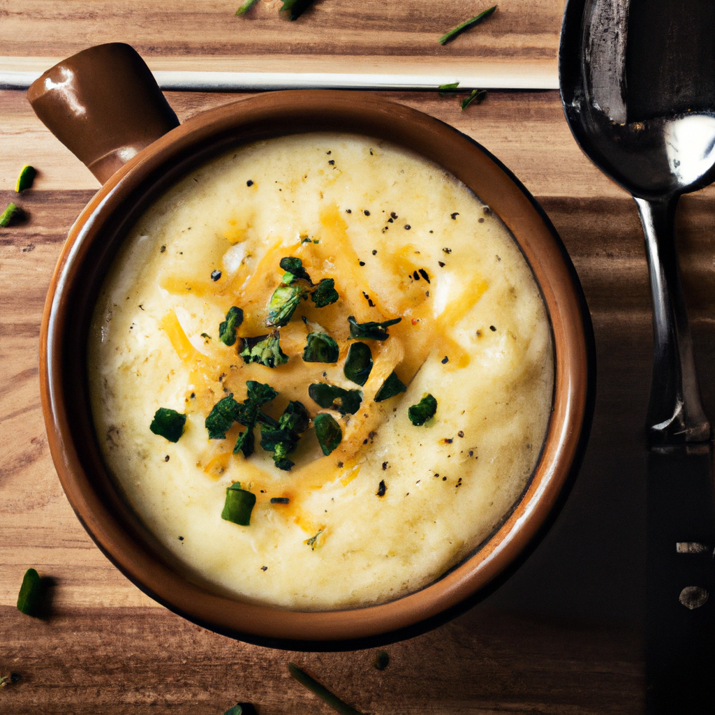 Easy Potato Cheddar Soup