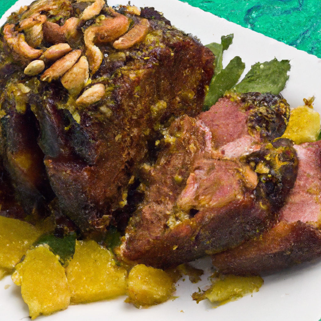 Roast Pork Shoulder Caribbean Style