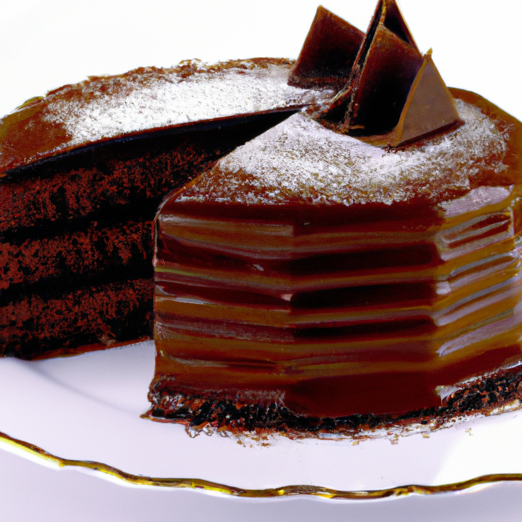 Simple Dark Chocolate Cake