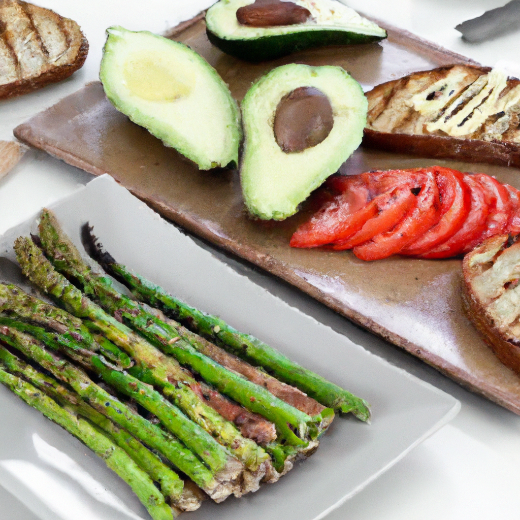 Asparagus Tangy Avocado And Tomato Sandwich