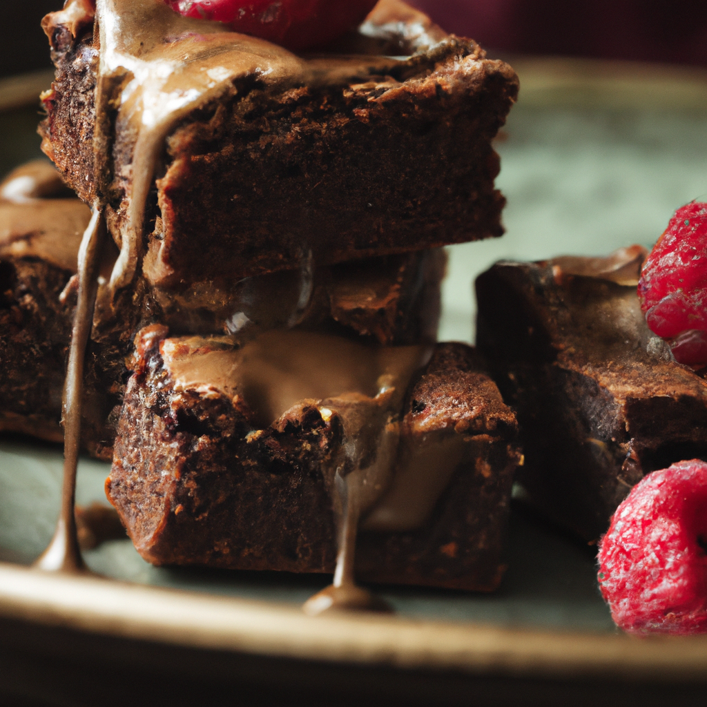 Brownies And Chocolate Raspberry Fondue