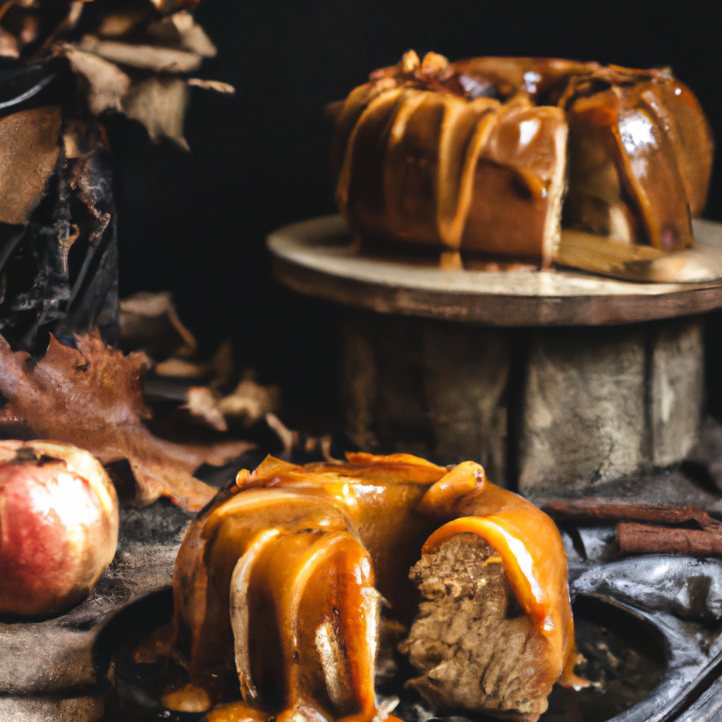 Caramel Apple Spice Cake