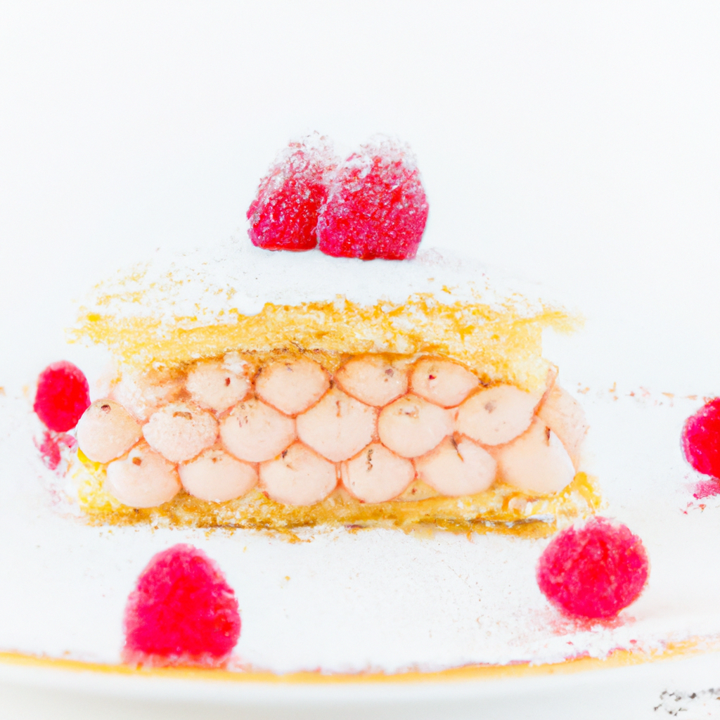 Champagne Cake With Raspberry Filling