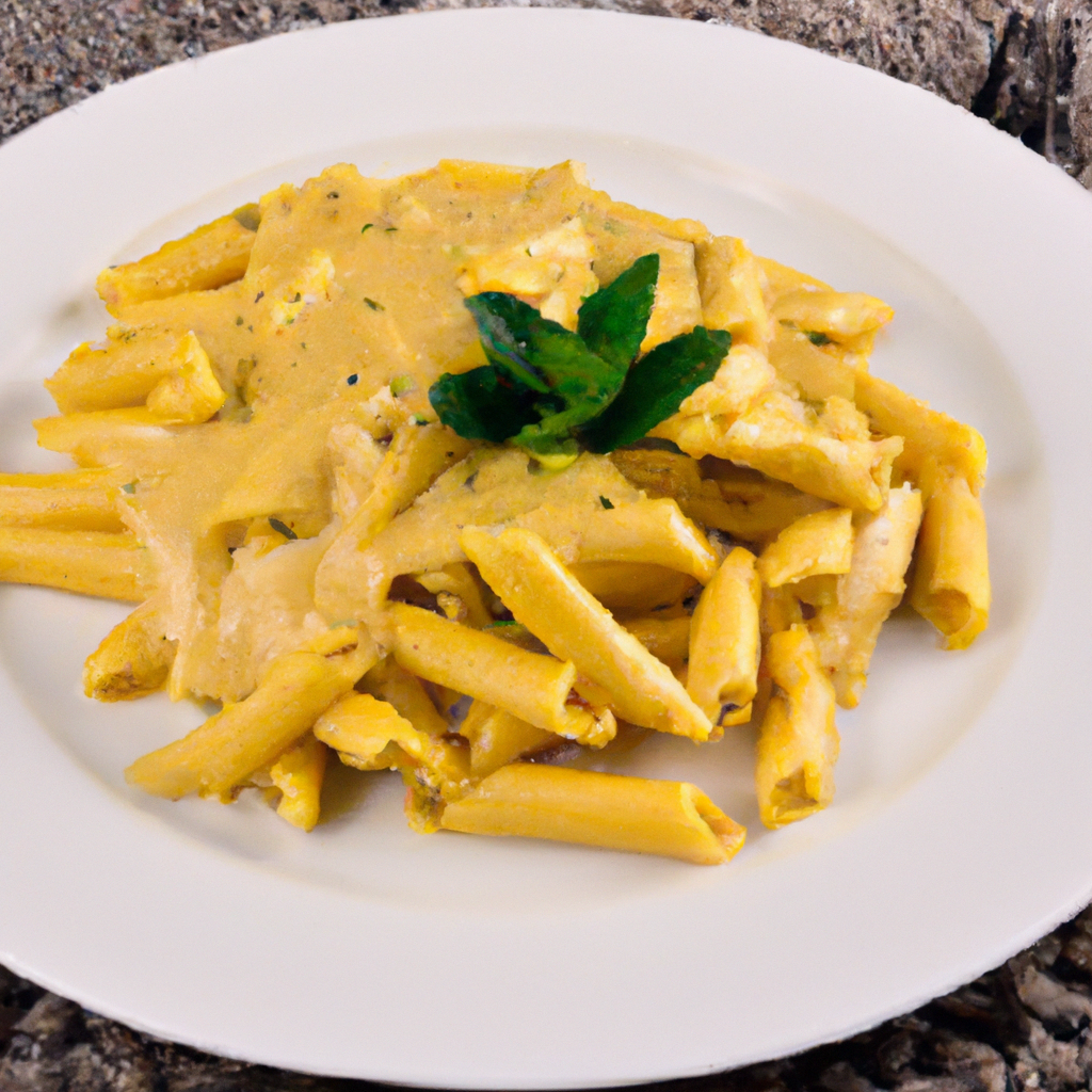 Curry Cream Sauce Pasta