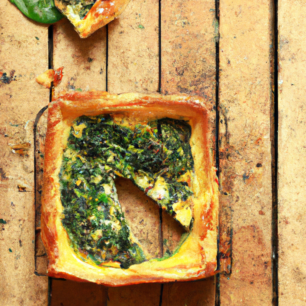 Easy Spinach Quiche Puff Pastry