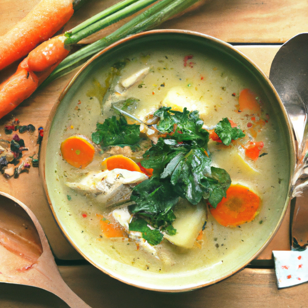 Fat Free Chicken Soup