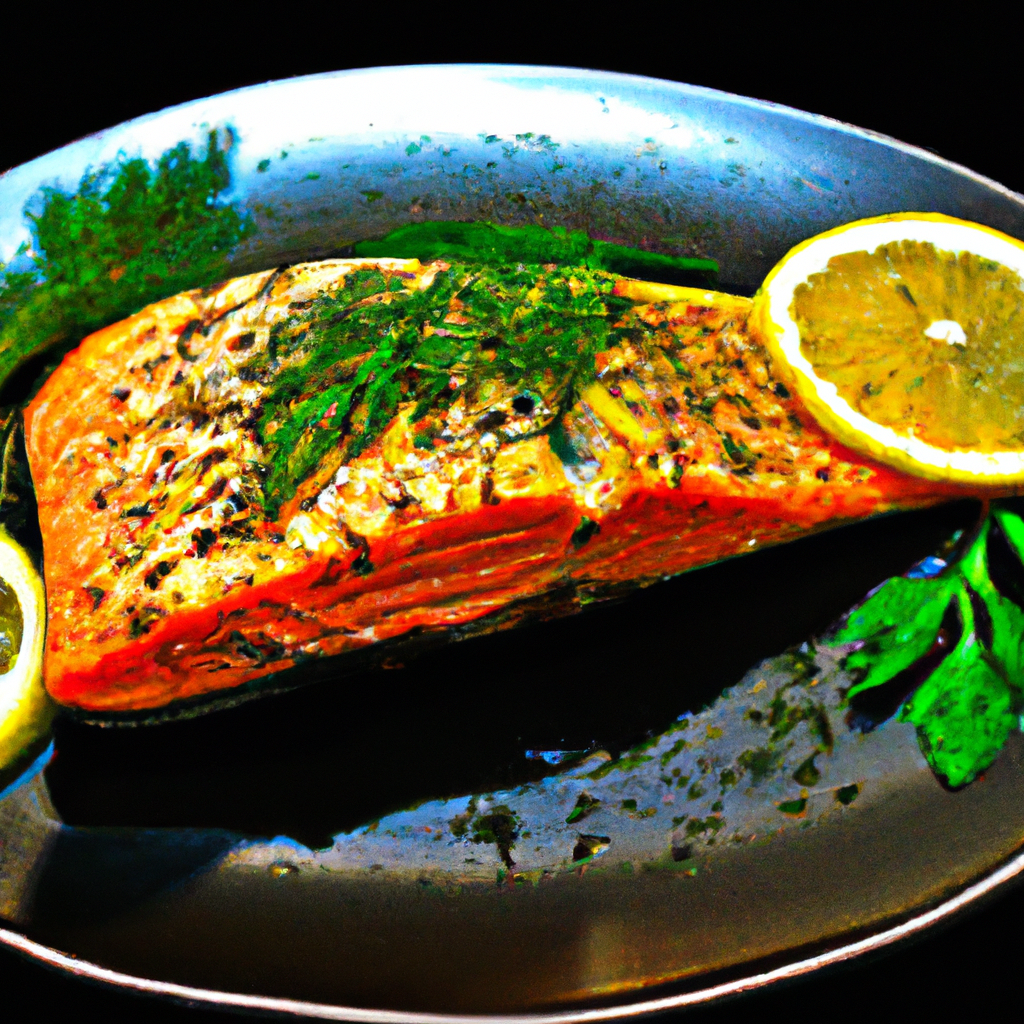 Grilled Salmon Lemon
