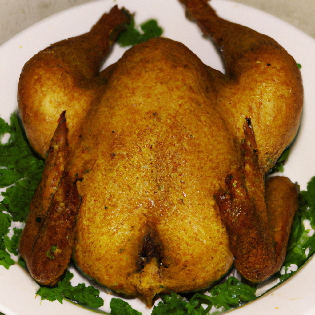 Orange Cornish Game Hens