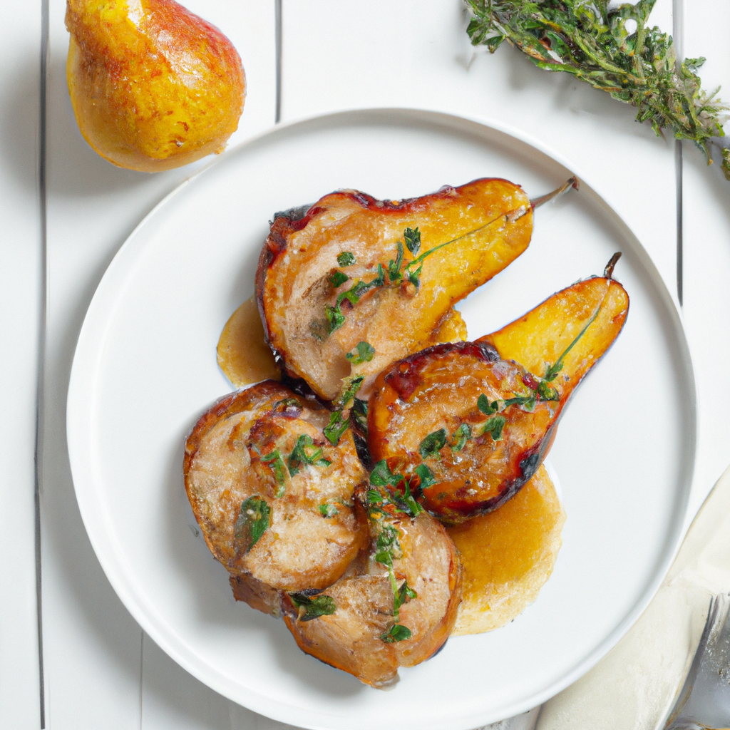 Pork Chop And Pear