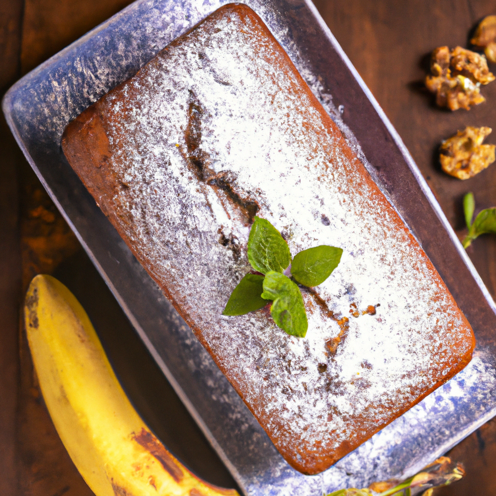Banana Sultana Walnut Cake