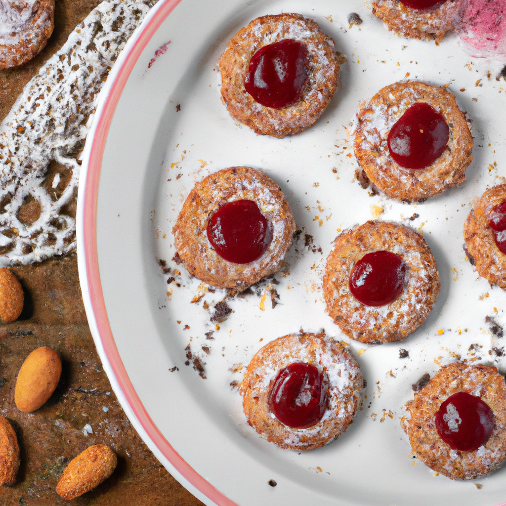 Chocolate Raspberry Almond Spritz