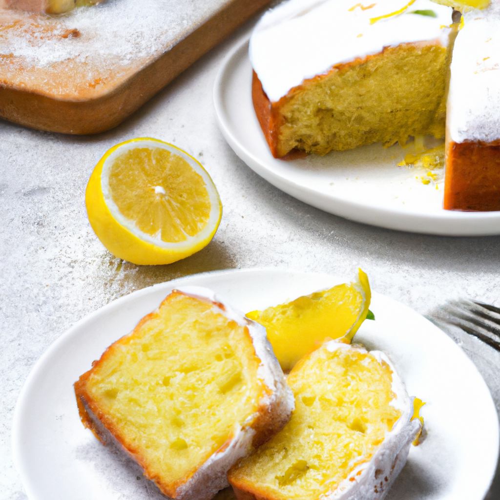 Healthy Light Lemon Cake