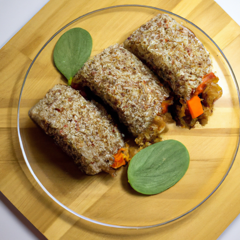 Vegan Quinoa And Teriyake Tempeh Handroll