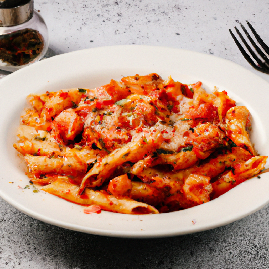 Chicken And Shrimp Penne Pasta