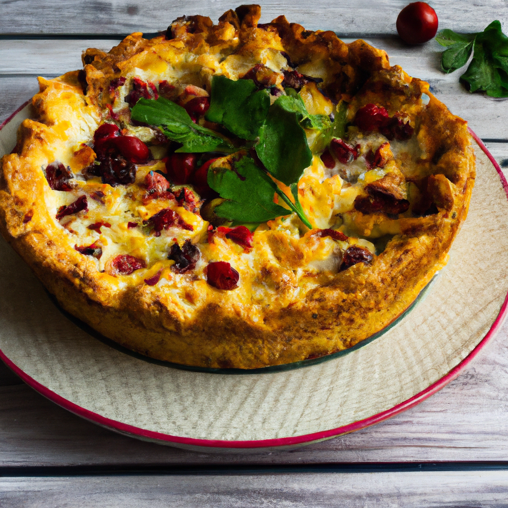Chicken Cranberry Tart