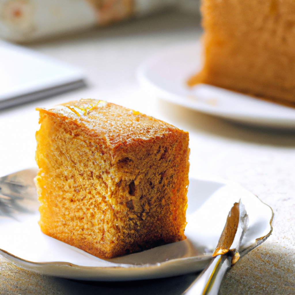 Chinese Honey Sponge Cake