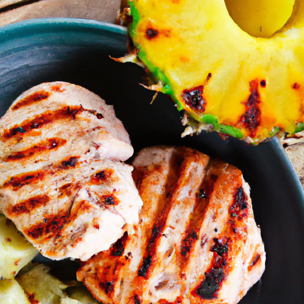 Grilled Chicken With Pineapple Sauce