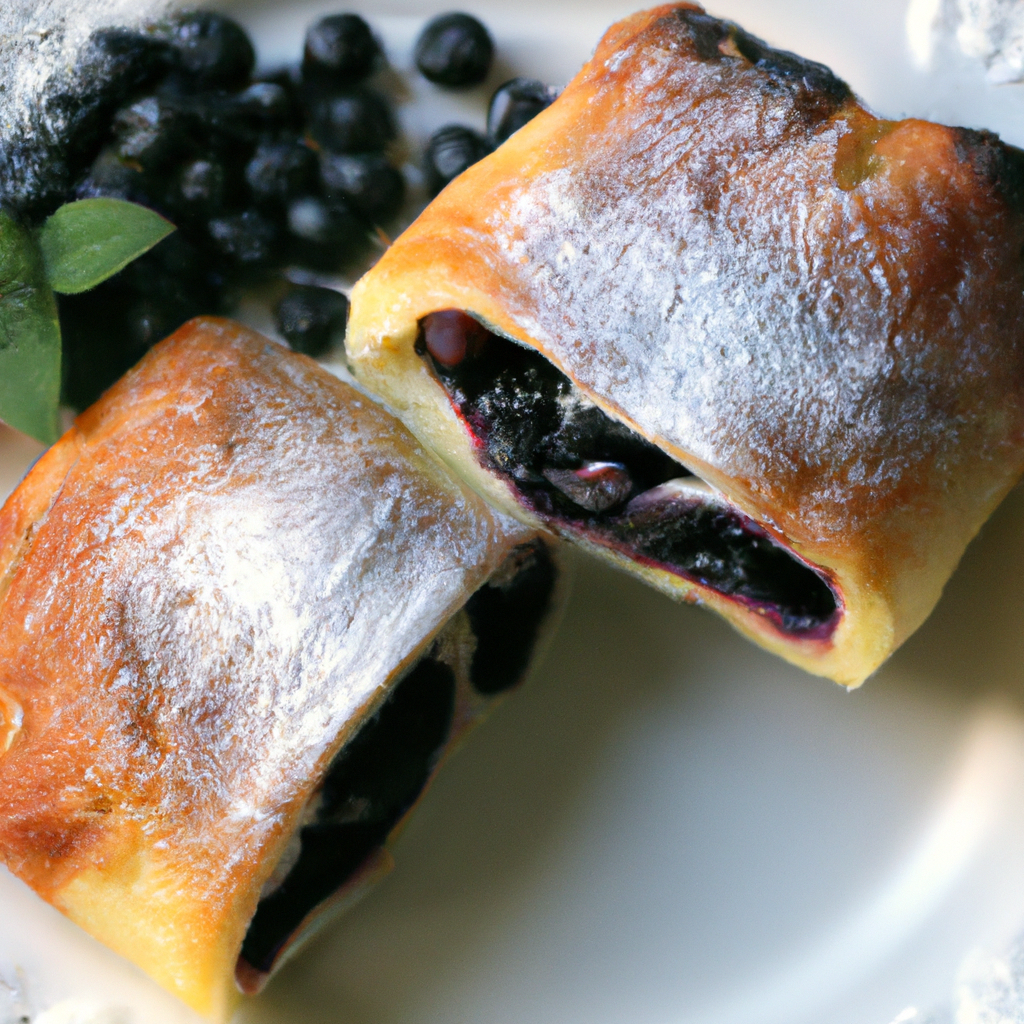 Blueberry Dessert Wraps
