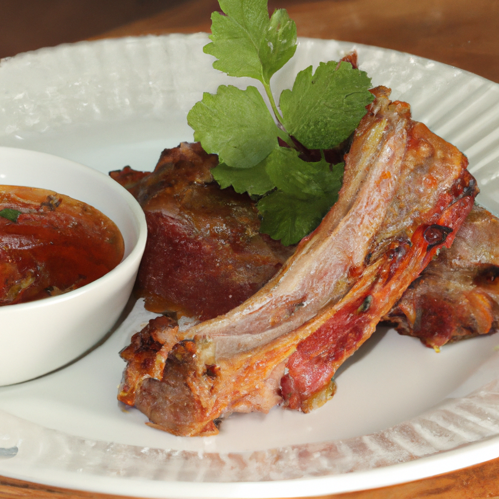 Low Fat Cherry Pork Chops