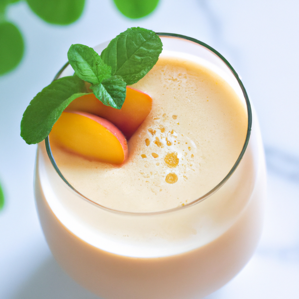 Peach Tofu Smoothie