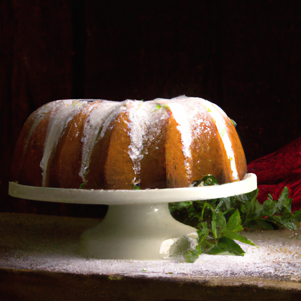 Peppermint Pound Cake