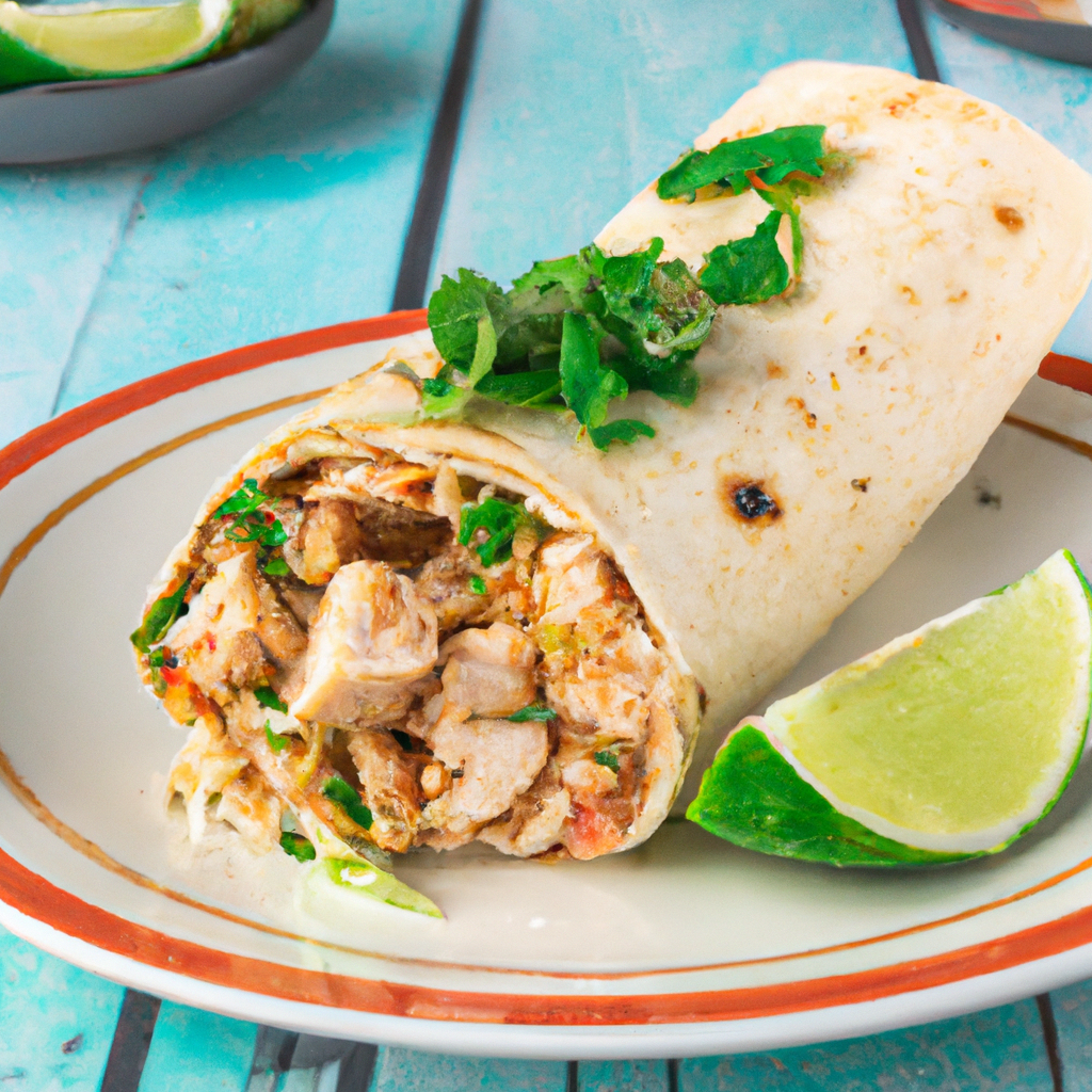 Low Fat Chicken Burrito Filling