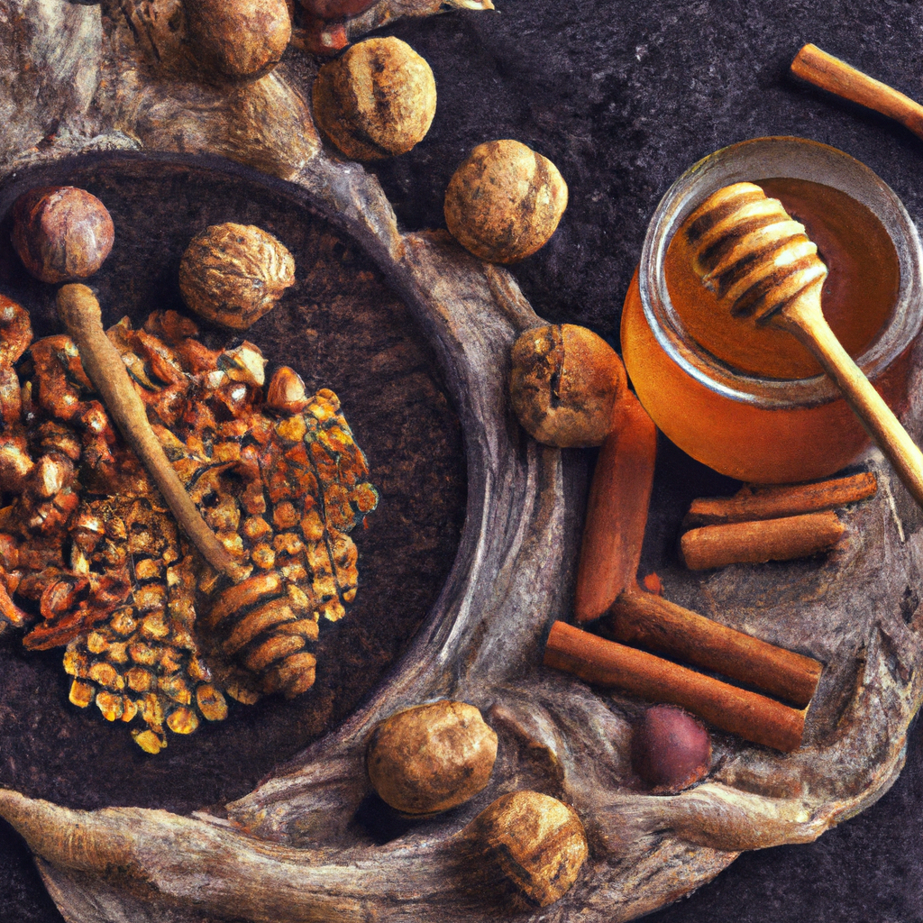 Maple Honey Glazed Mixed Nuts With Cinnamon And Cloves