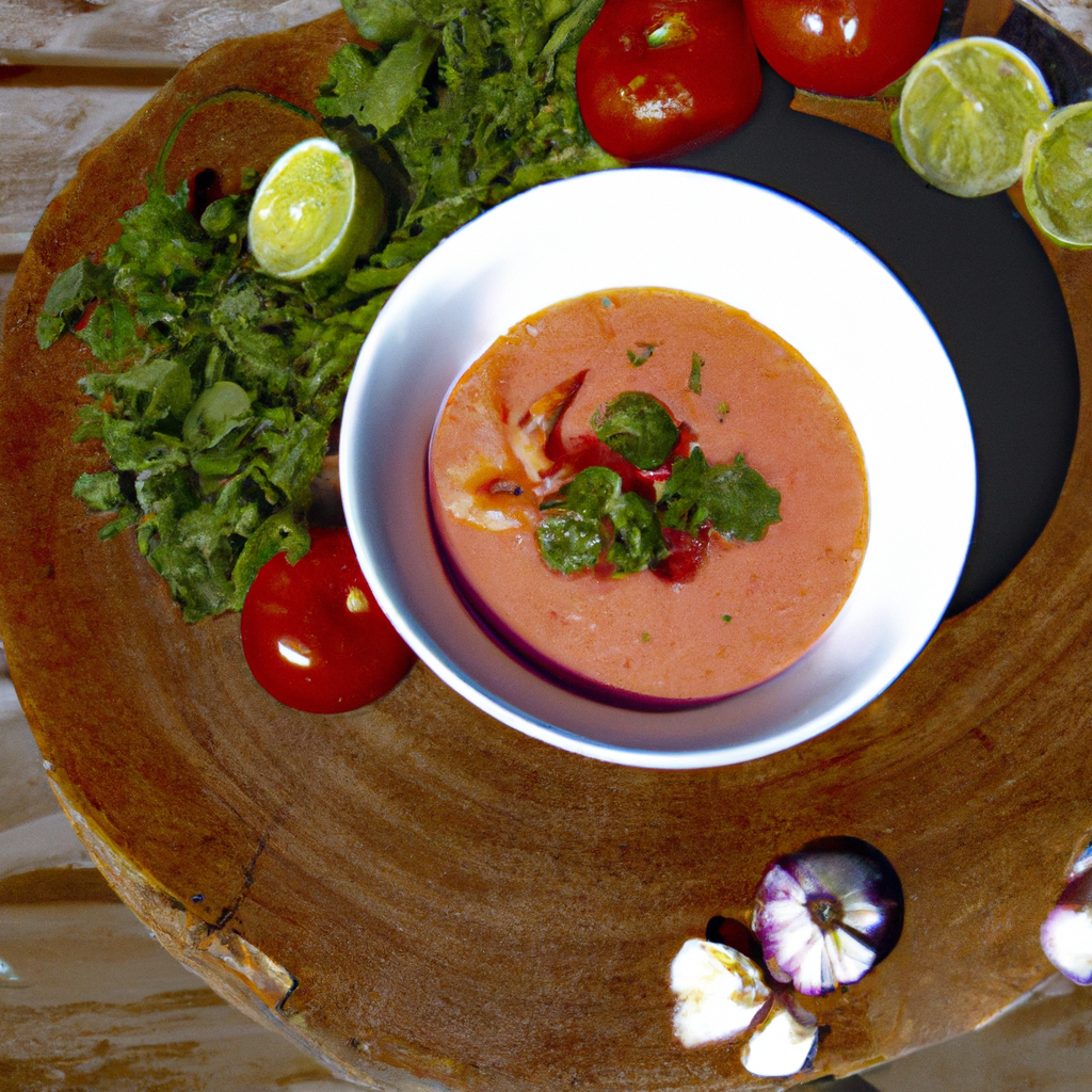 Blender Shrimp Gazpacho