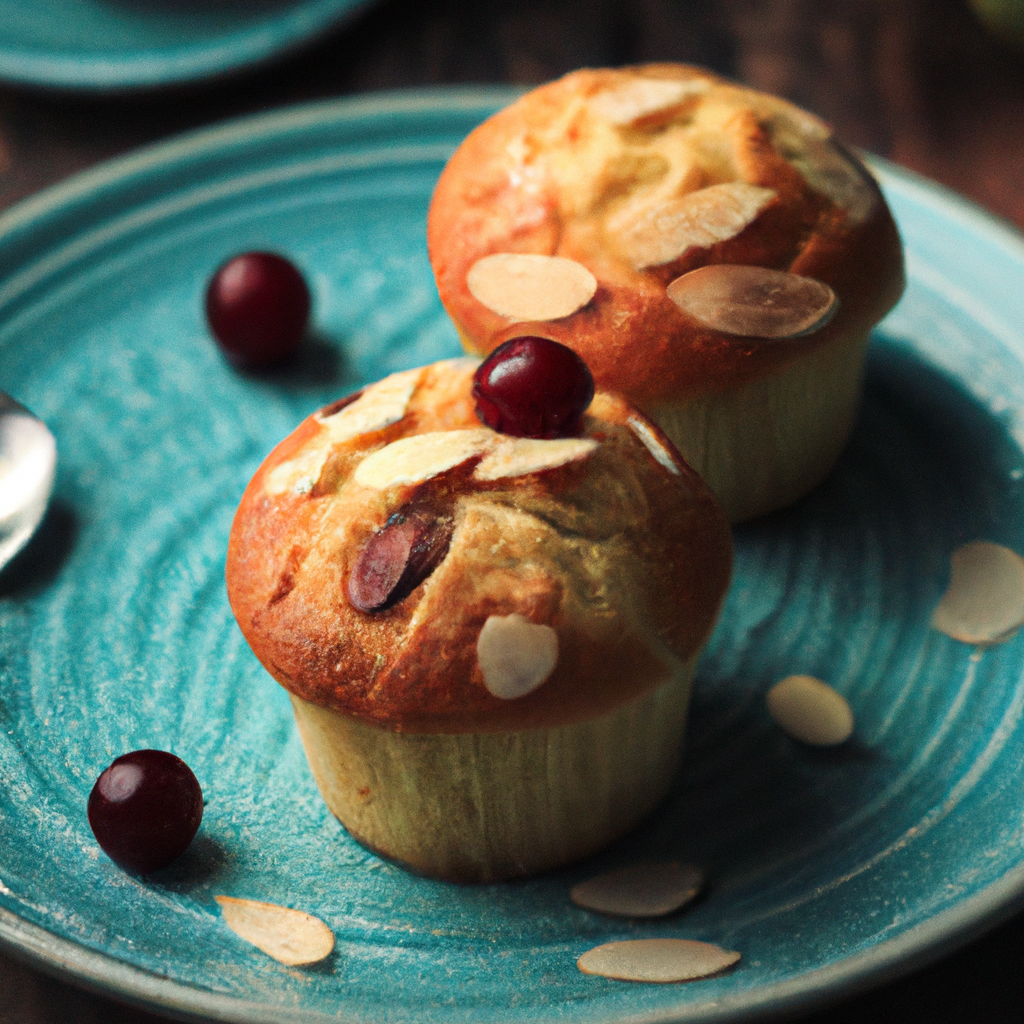 Cherry Almond Muffins