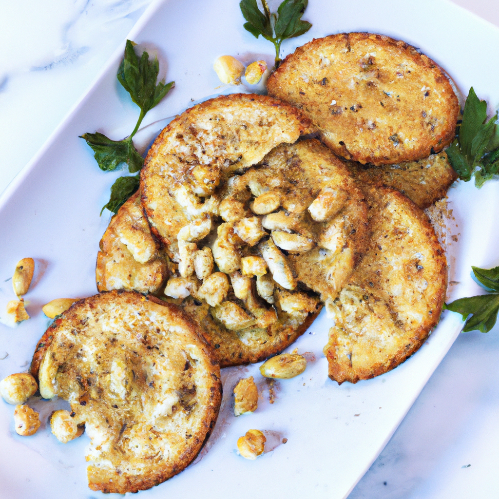 Clams Oreganata Crackers