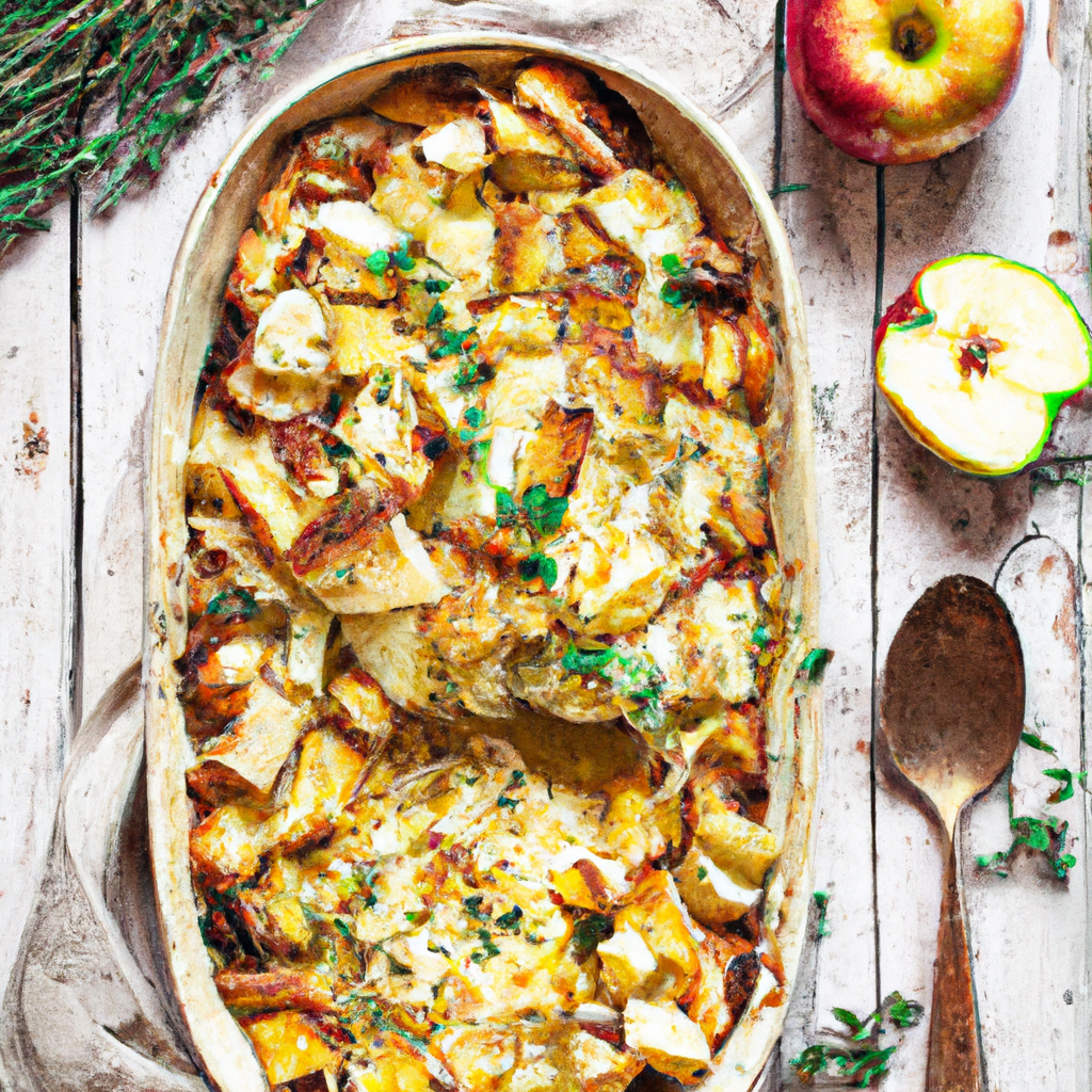 Scalloped Sweet Potatoes And Apples