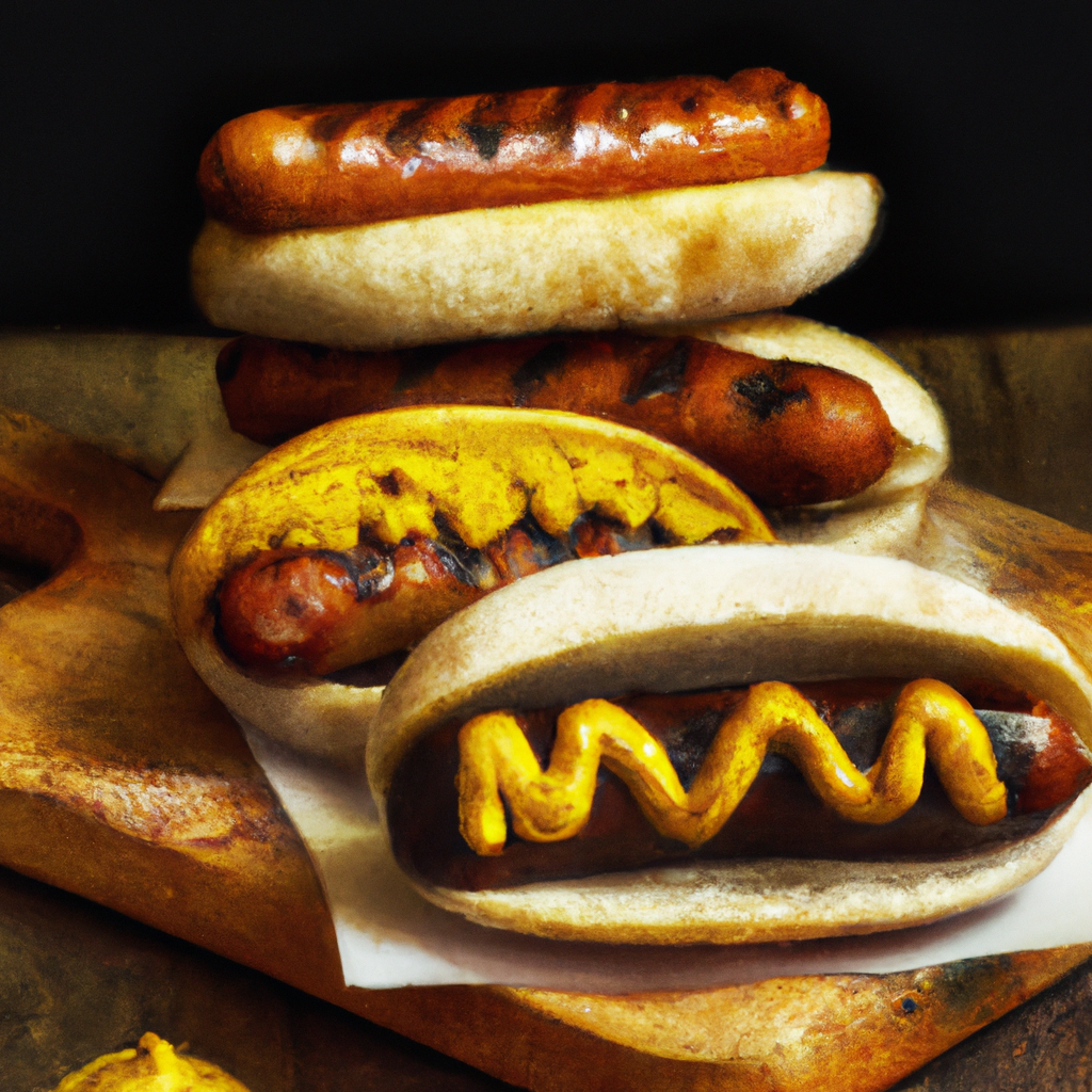 Beer Simmered Grilled Sausages