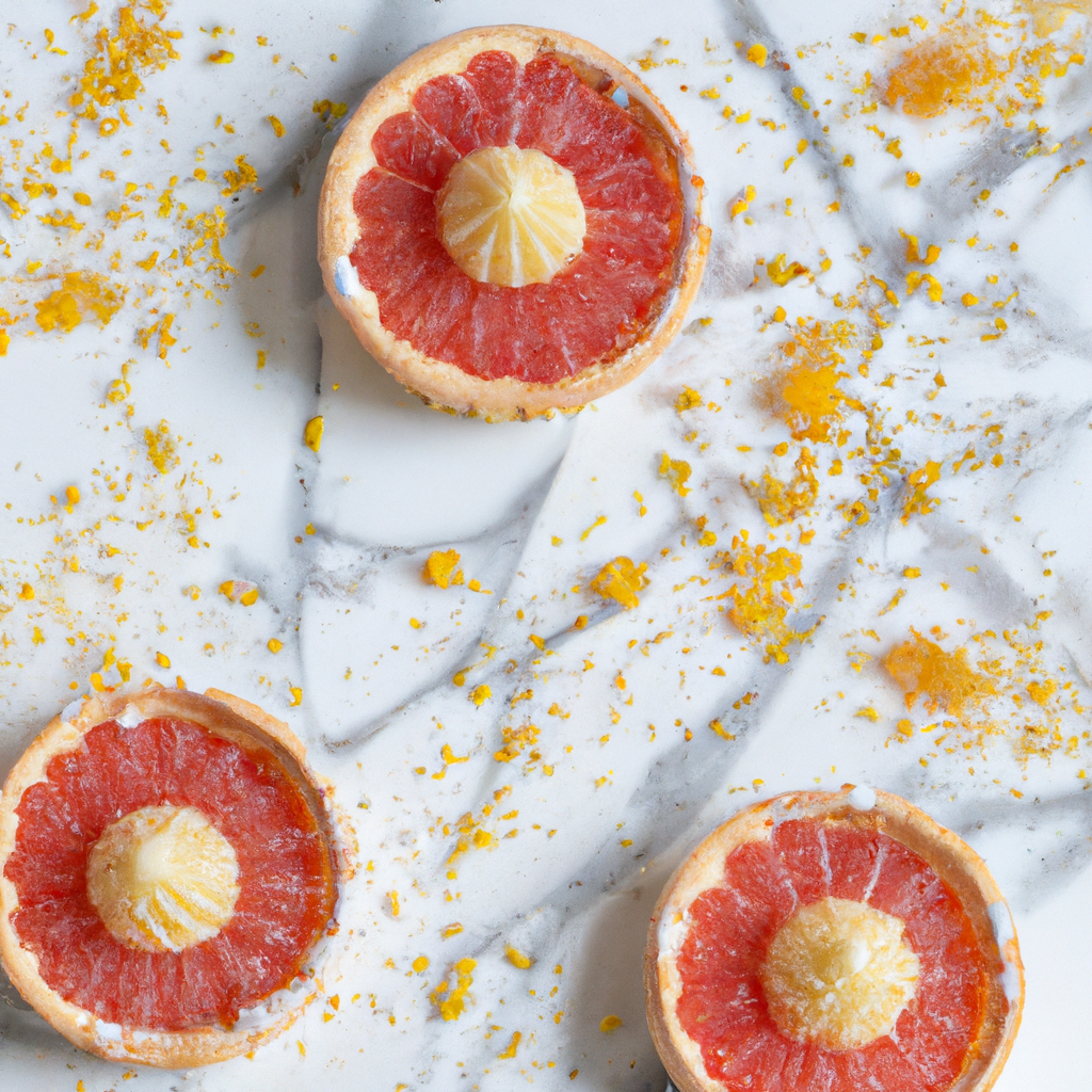 Grapefruit Curd Tartlets