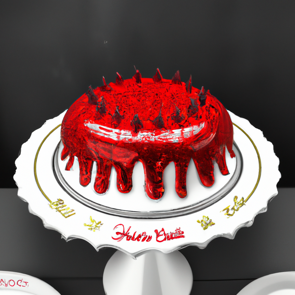 Red, Red Devils Food Cake