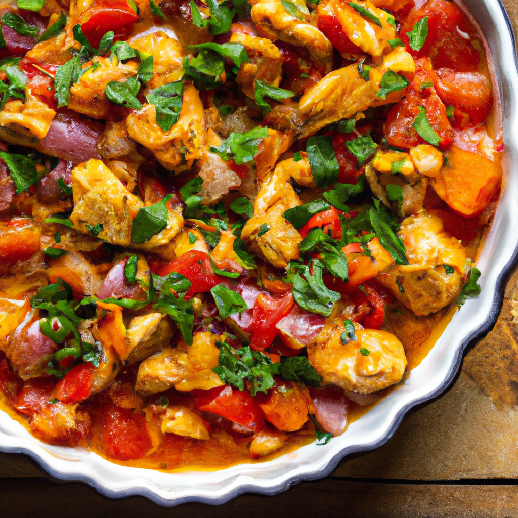 Chicken Piperade
